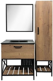 Comforty Мебель для ванной Бредфорд 75 дуб темный – фотография-3